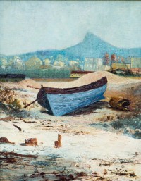 Barcos na Areia - José Pancetti